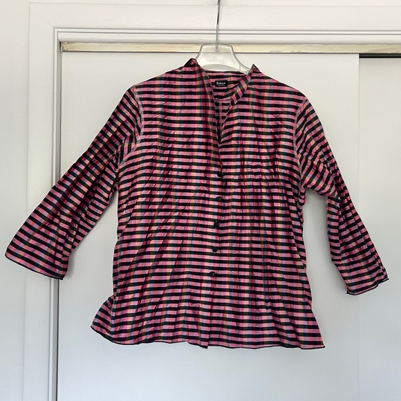 Beluva Tops - Beluva Colorful Plaid Women's Blouse